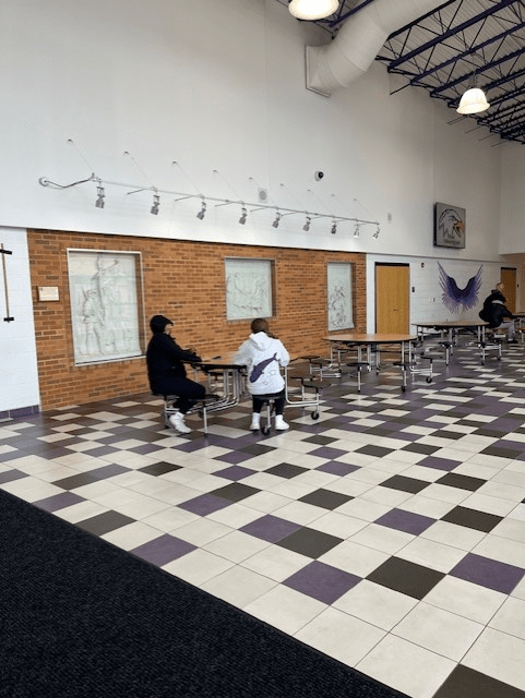 No lunch in the gym&nbsp;lobby